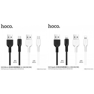 Cáp Sạc Nhanh Hoco X20 dài 1m/2m/3m Đầu ra Cổng type-c/Lightning/Micro - Chính Hãng