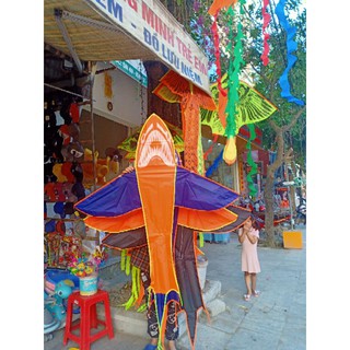 Diều Cá Mập 💓FREESHIP💓Diều Cá Mập Đại Dài 180 CM