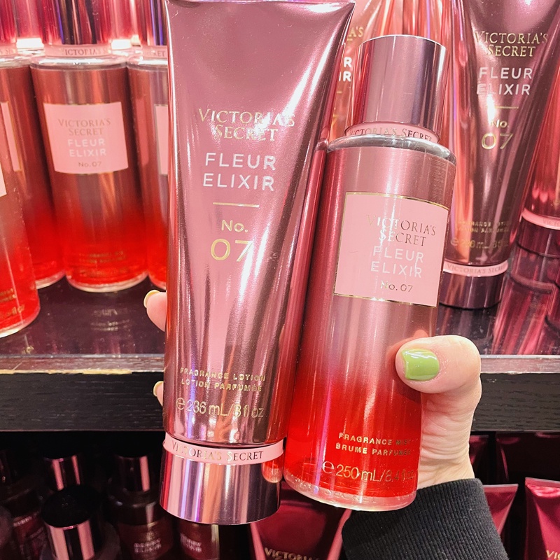 Fleur Elixir No.07 - Xịt thơm toàn thân body mist khác Victoria's Secret Hoa