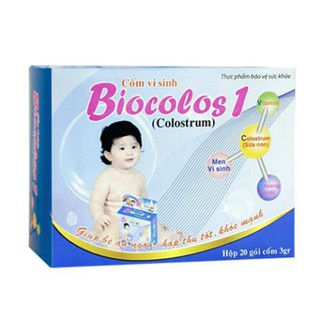 Cốm vi sinh Biocolos 1 – Hỗ trợ giúp bé ăn ngon, tiêu hóa khỏe (Hộp 20 gói)