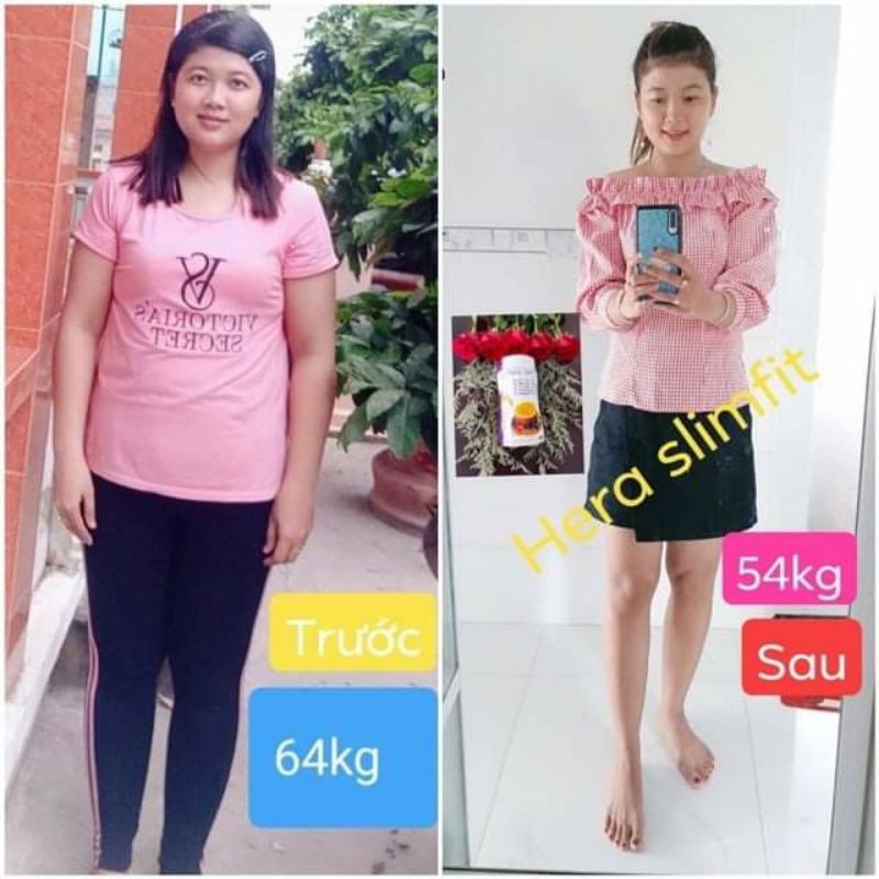 Liệu Trình 2 Hộp Sữa Giảm Cân Hera Slimfit 500g❤Giảm Cân Nhanh❤Giảm Cân Hiệu Quả, An Toàn