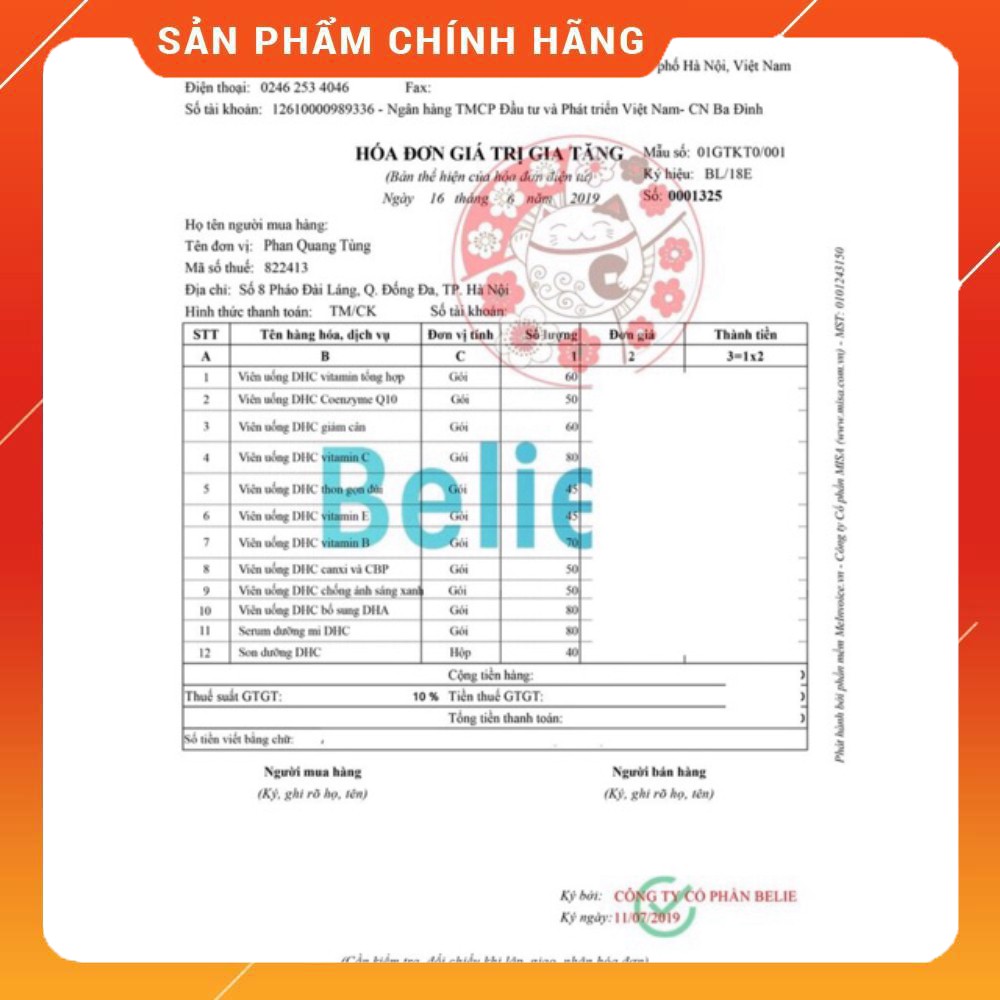 [60 Ngày][60 viên] Viên uống vitamin tổng hợp dHC Multi 60 ngày (60 viên ) [date 2023] | Thế Giới Skin Care