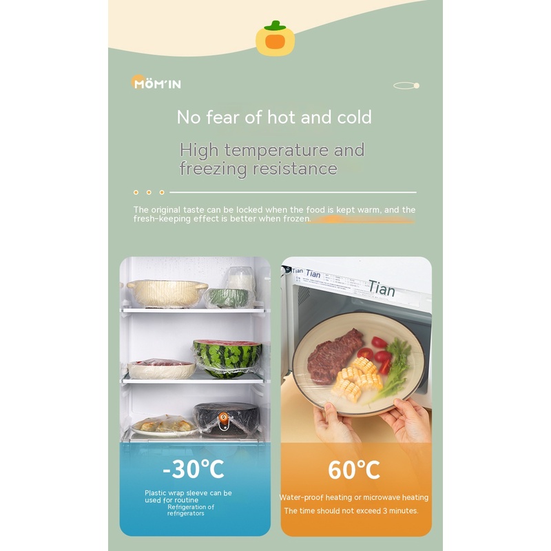 Màng Bọc Tô Chén Trong Suốt Co Giãn Tốt Tiện Dụng Cho Nhà Bếp