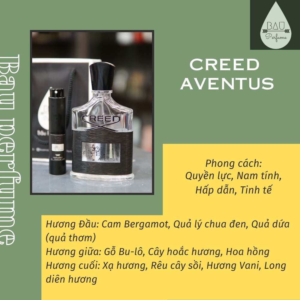  [ FREESHIP ] mẫu thử nước hoa cao cấp creed aventus _10ml-20ml-30ml | BigBuy360 - bigbuy360.vn