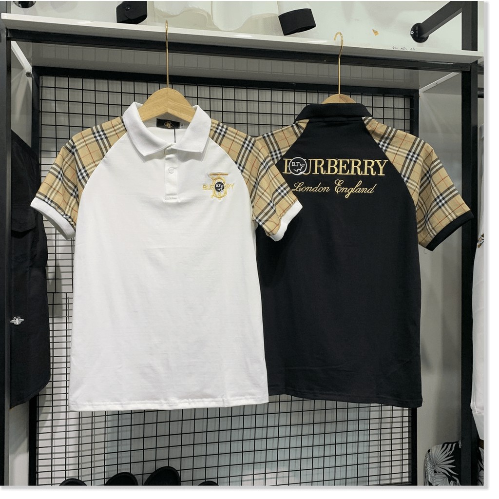 Áo Thun Nam Cổ Bẻ Ngắn Tay In Thêu Đẳng Cấp [Hàng Mới Về] HP