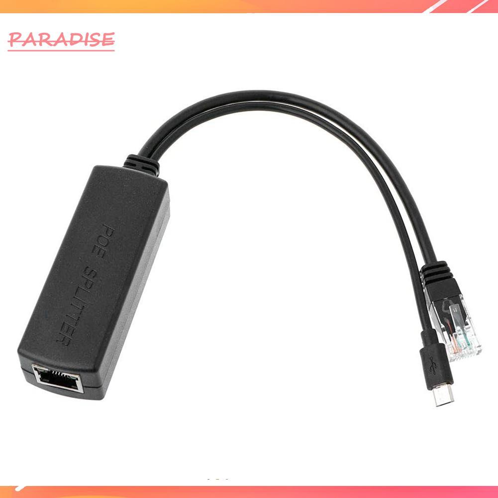 Bộ Chia Cổng Mạng Ethernet Từ 48v Sang 5v Micro Usb 2.5kv Rj45 | BigBuy360 - bigbuy360.vn