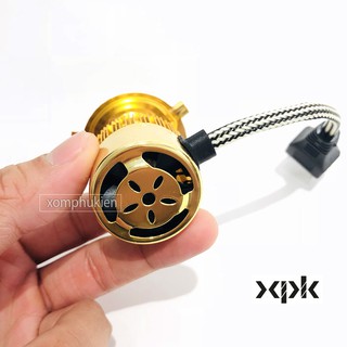 Đèn Pha Led C6 2 tim H4 Ánh Sáng Vàng