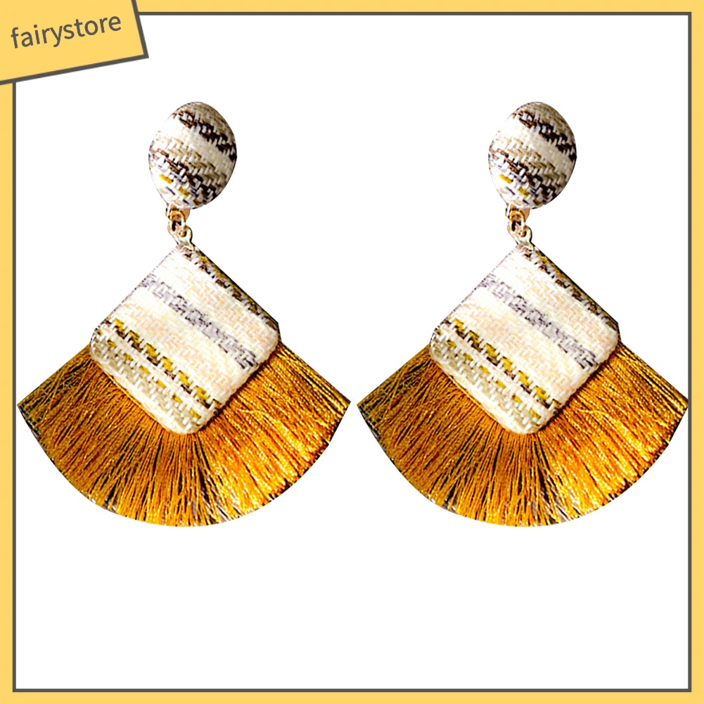 Bông tai dáng dài tạo hình độc đáo thời trang cho nữ