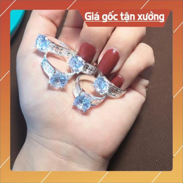 FREE SHIP [Giá Huỷ Diệt] Nhẫn Kim Tiền Đá Cao