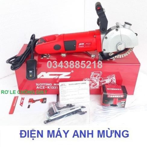 Máy cắt rãnh tường 5 lưỡi ACZ chính hãng K1331 có rơ le chống giật