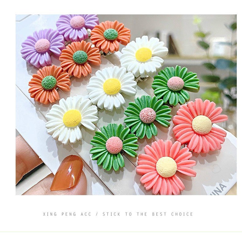 SET 3 KẸP HOA CÚC SIÊU XINH PHONG CÁCH HÀN QUỐC 2021 CHO NỮ