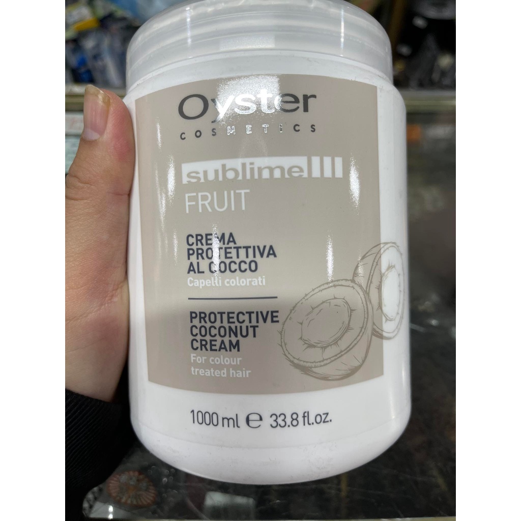 MẶT NẠ DƯỠNG TÓC NHUỘM OYSTER SUBLIME TINH CHẤT DỪA 1000ML