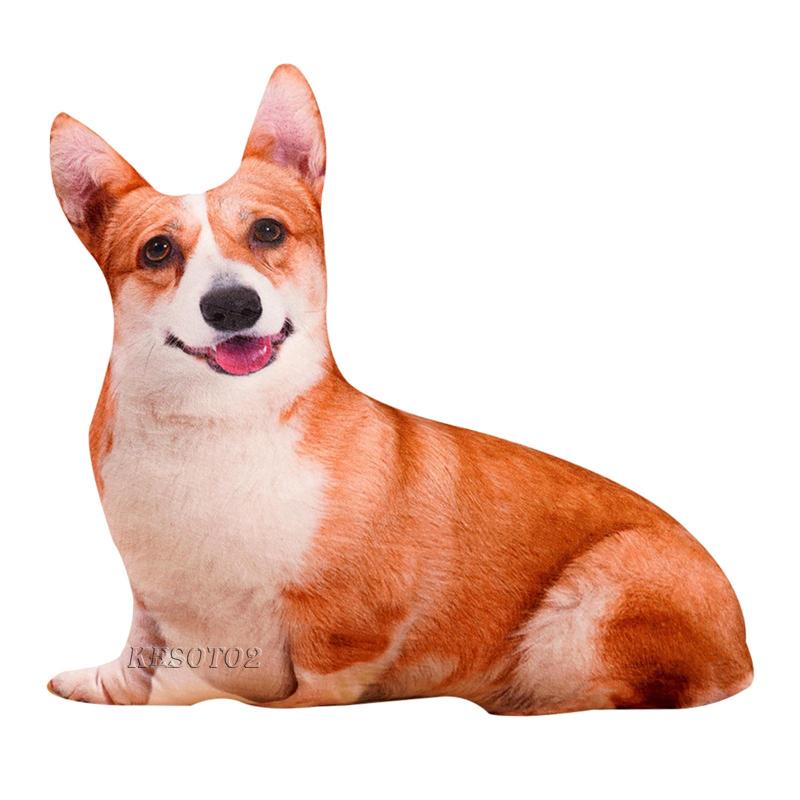 Bộ 2 Thú Nhồi Bông Hình Chú Chó Đáng Yêu Trang Trí Nhà Cửa