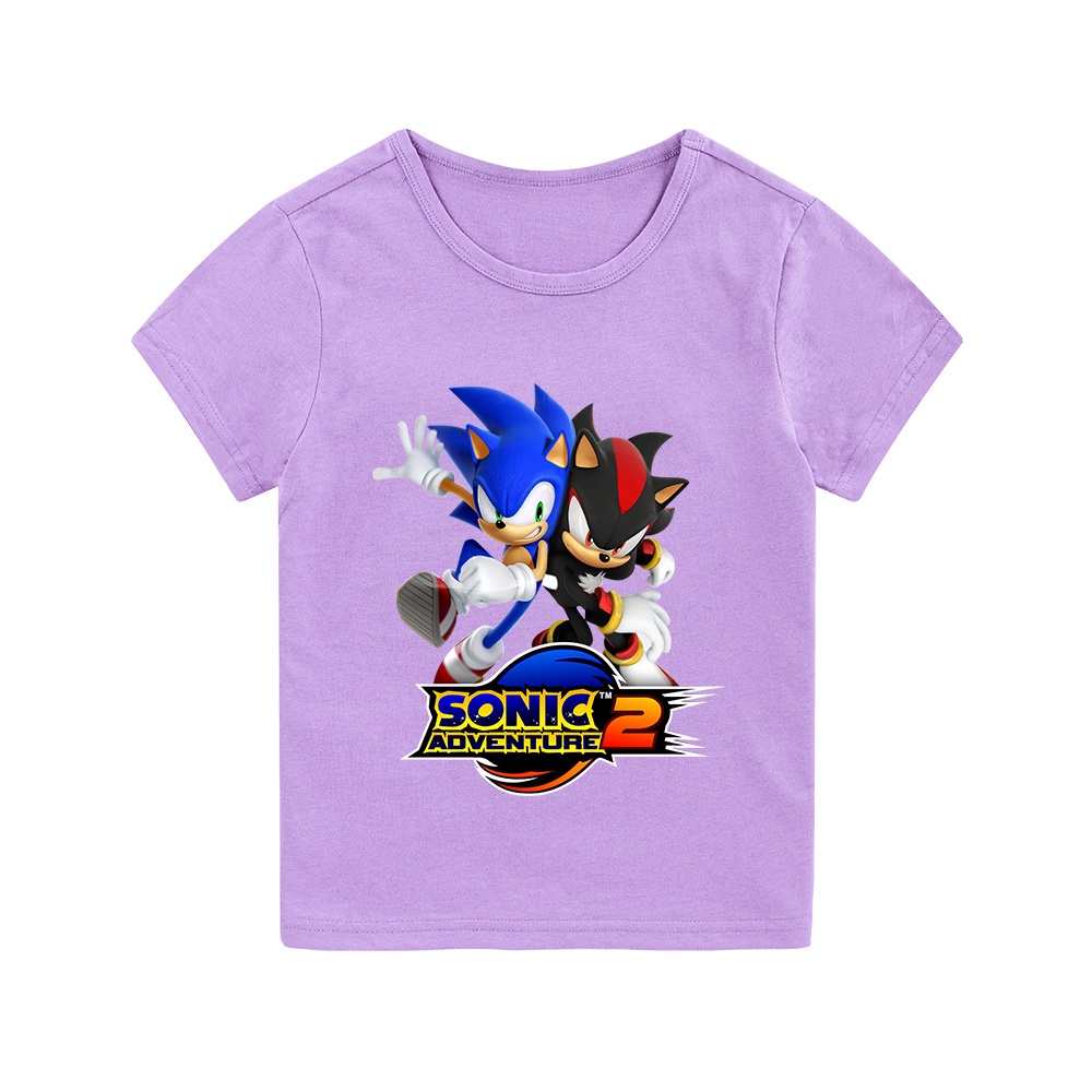 Áo thun trẻ em 💖Áo cotton mát mịn họa tiết Hoạt Hình Sonic thương cho bé trai và bé gái - SSSHOP 03