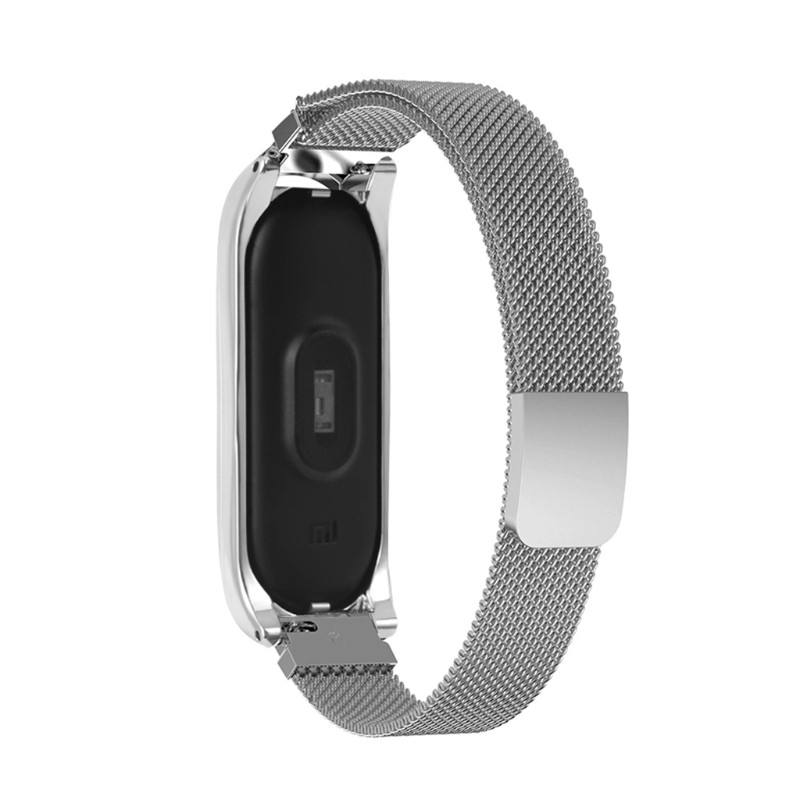 Dây Đeo Thay Thế Chất Liệu Kim Loại Dạng Lưới Thời Trang Cho Mi Band 6