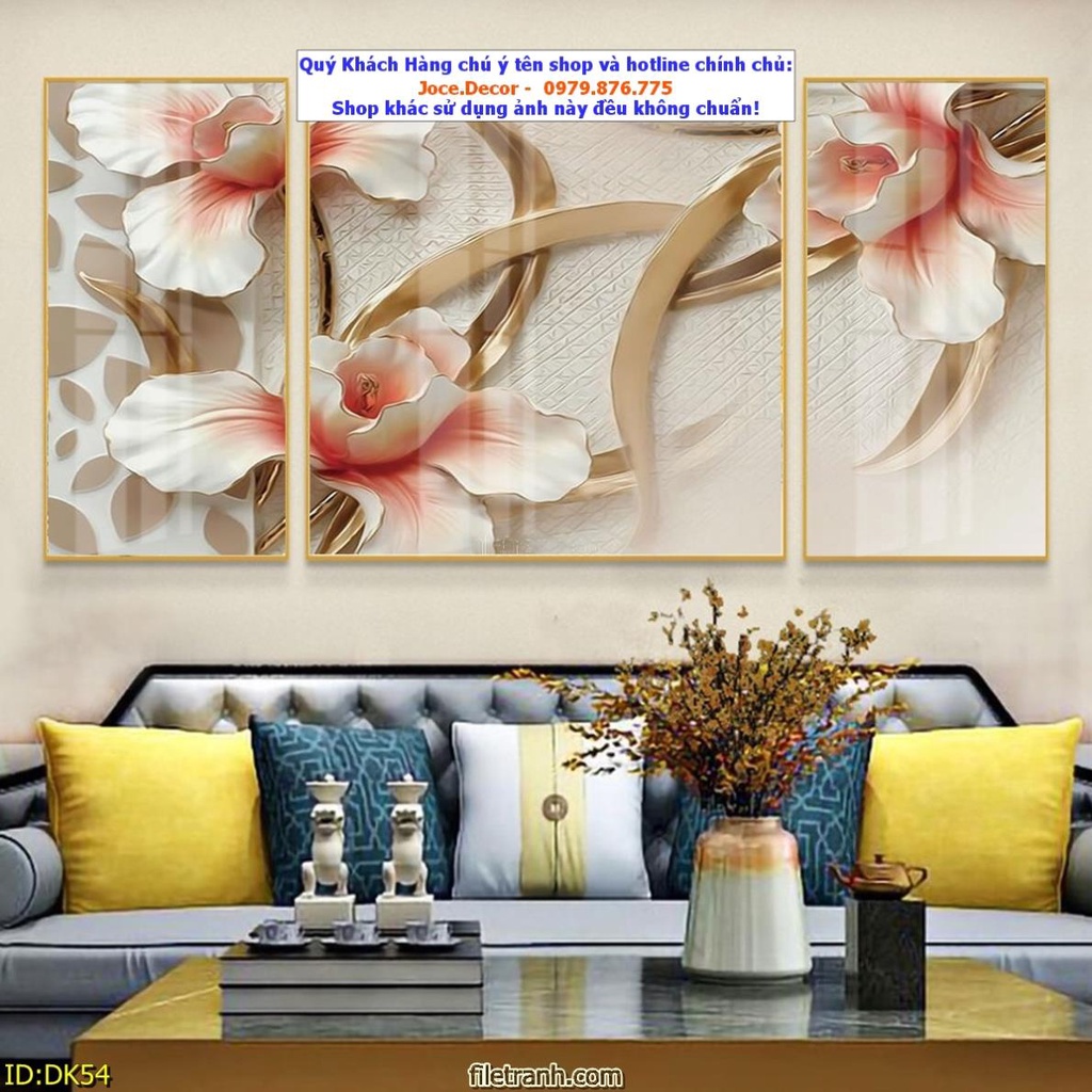 Tranh tráng gương in UV 5D Mica bóng mịn C9, tranh treo tường phòng khách bền đẹp 40 năm Ko phai màu