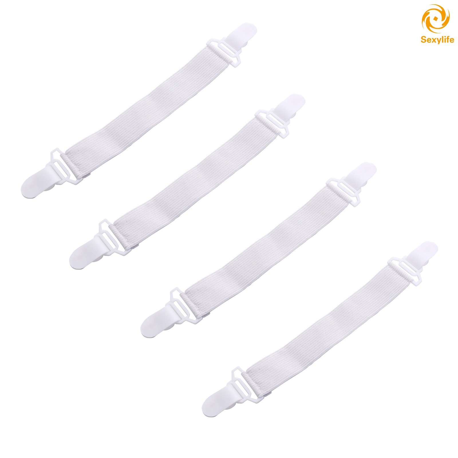 Set 4 Dây Đai Co Giãn Giữ Cố Định Ga Trải Giường Tiện Lợi