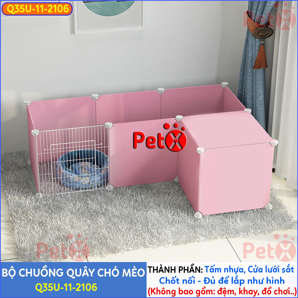 Quây chuồng chó mèo lắp ghép nuôi thú cưng sơn tĩnh điện giá rẻ-14