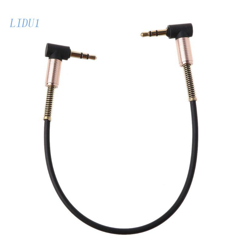 Dây Cáp Âm Thanh LIDU1 24cm Kép 90 Độ 3.5 mm - 3.5mm Male Cho Xe Hơi
