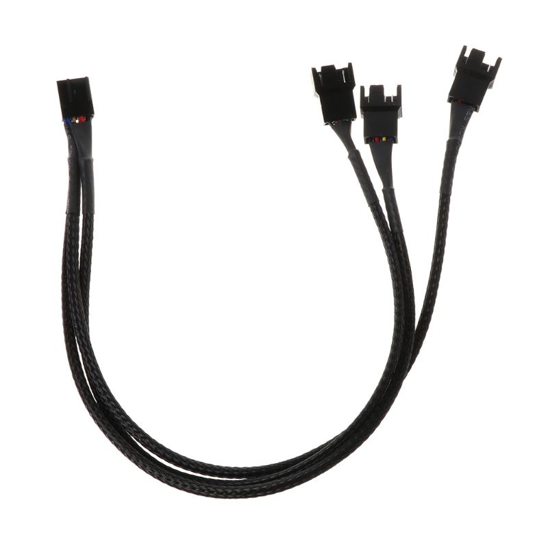 Cáp chia chữ Y 30CM 4Pin sang 3 cổng 4 Pin sang 3x4Pin/3Pin cho máy tính