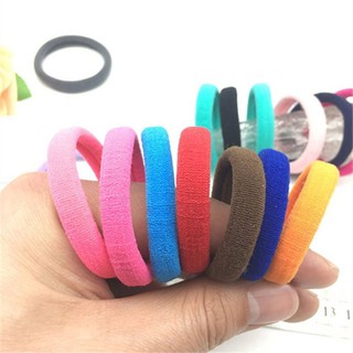 Bịch 50 thun cột tóc đuôi ngựa nhiều màu dễ thương cho bé gái