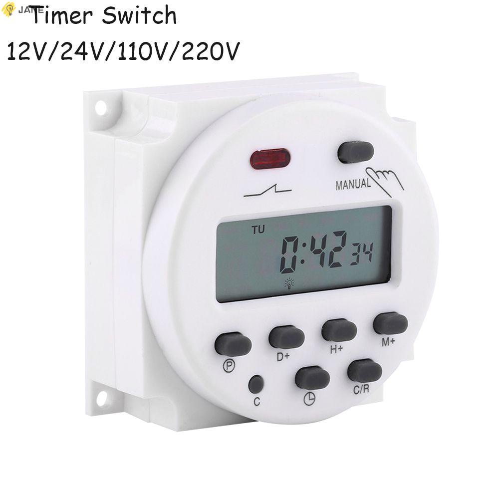 Công tắc rơ le điện hàng tuần 12V-220V CN101A thích hợp để dùng trong nhà/văn phòng