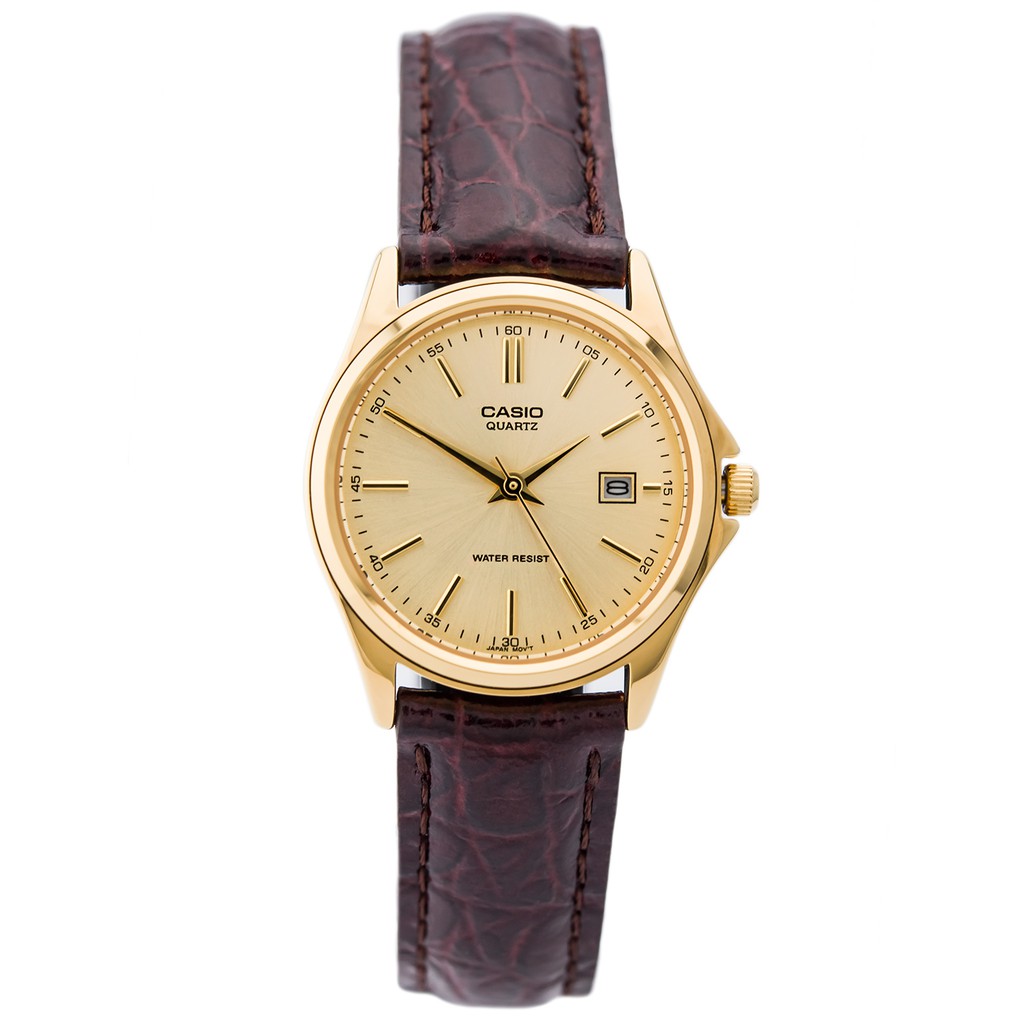 Đồng hồ nữ dây da Casio chính hãng Anh Khuê LTP-1183Q-9ADF (28mm)