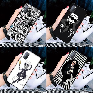 Silicone Ốp Điện Thoại Silicon Hình Karl Lagerfeld Cho Iphone 12 Mini 11 Pro X Xs Xr Max