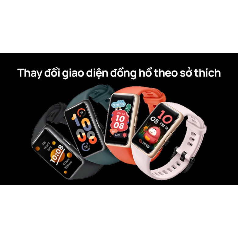 Vòng Đeo Tay Thông Minh Huawei Band 6 - Theo Dõi Sức Khoẻ, Nhịp Tim, SPO2, Pin 14 Ngày,... [CHÍNH HÃNG]