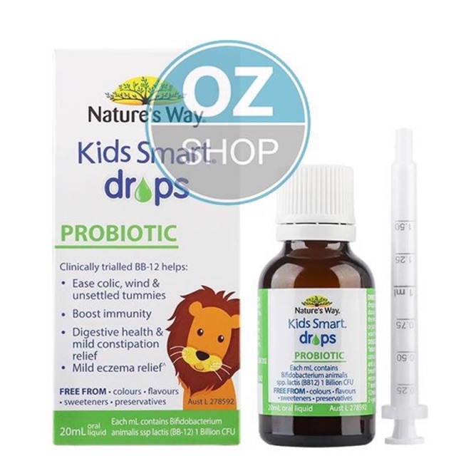 Kisd Smart Drops Probiotic Úc