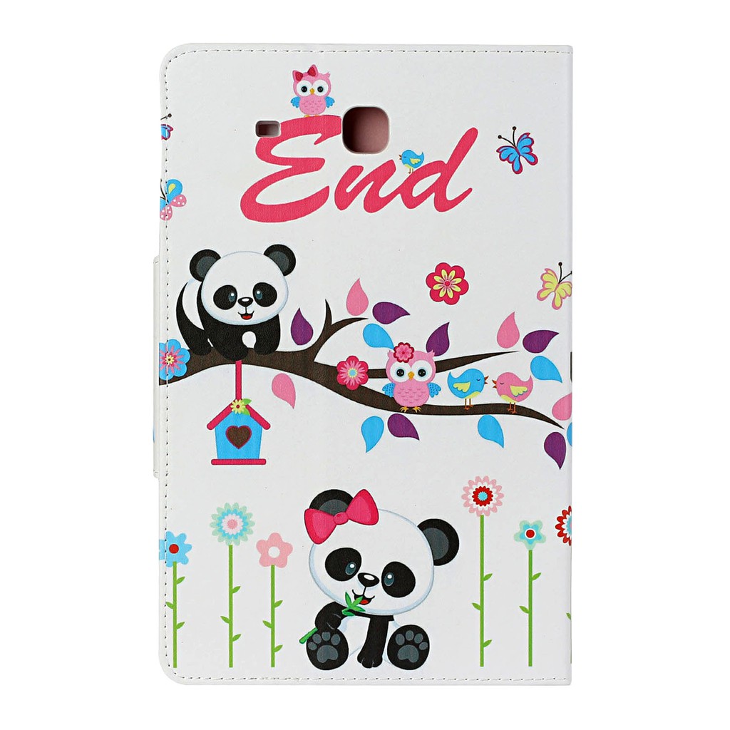 For Samsung Galaxy Tab E 9.6 inch SM-T560 T561 T567 Magnetic Cartoon PU Leather Smart Wallet Case