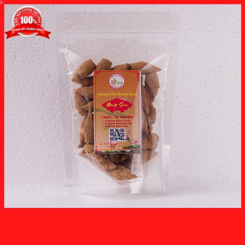[Hương Nụ Sạch] Hương Nụ Trầm Sen Sạch cao cấp dùng lư xông hộp 40 viên - Hương Trầm Sạch Búp Sen