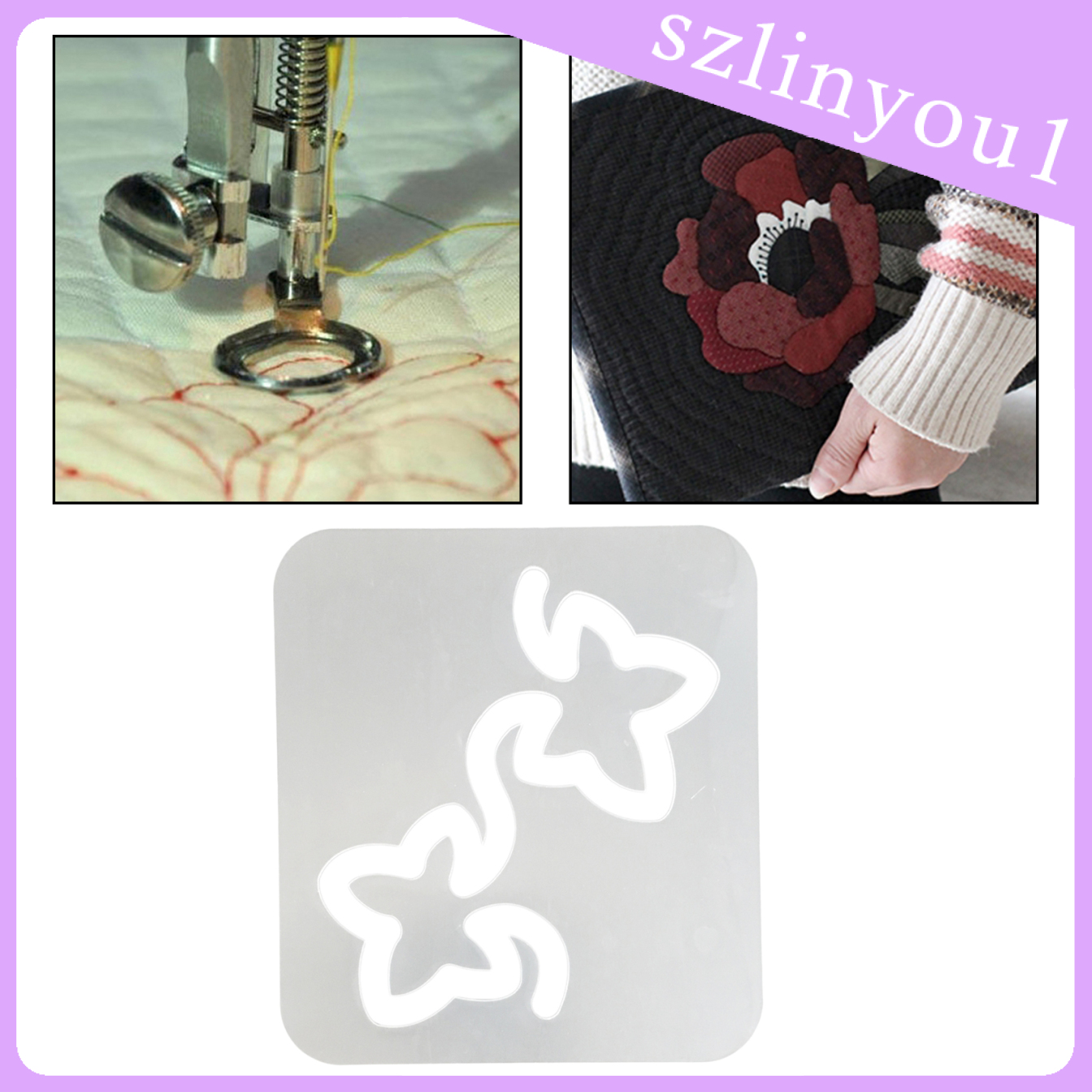 New Arrival Drawing Quilting Template Ruler Home Sew Machine Free Motion Quilt Templates