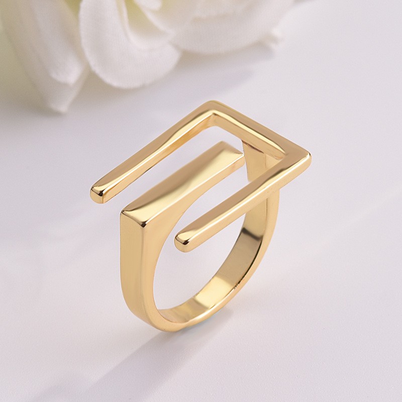 Nhẫn nữ bằng bạc 925 mạ vàng 18K R1292