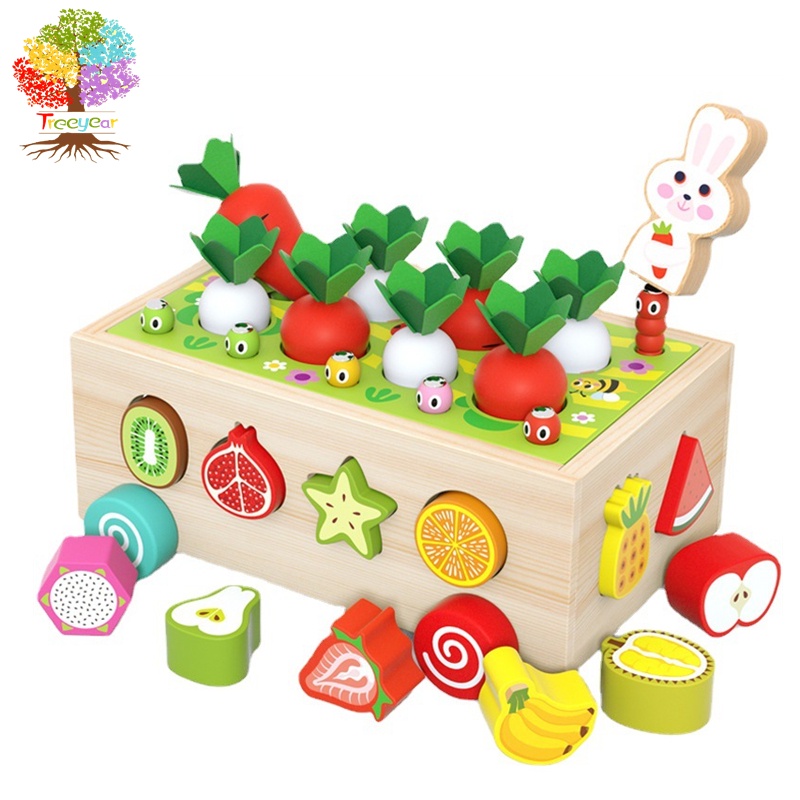 Bộ Đồ Chơi Bằng Gỗ Giáo Dục Sớm Cho Bé