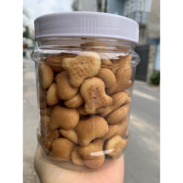 Bánh gấu Thiên Hồng nhân kem ít ngọt hũ 300gr