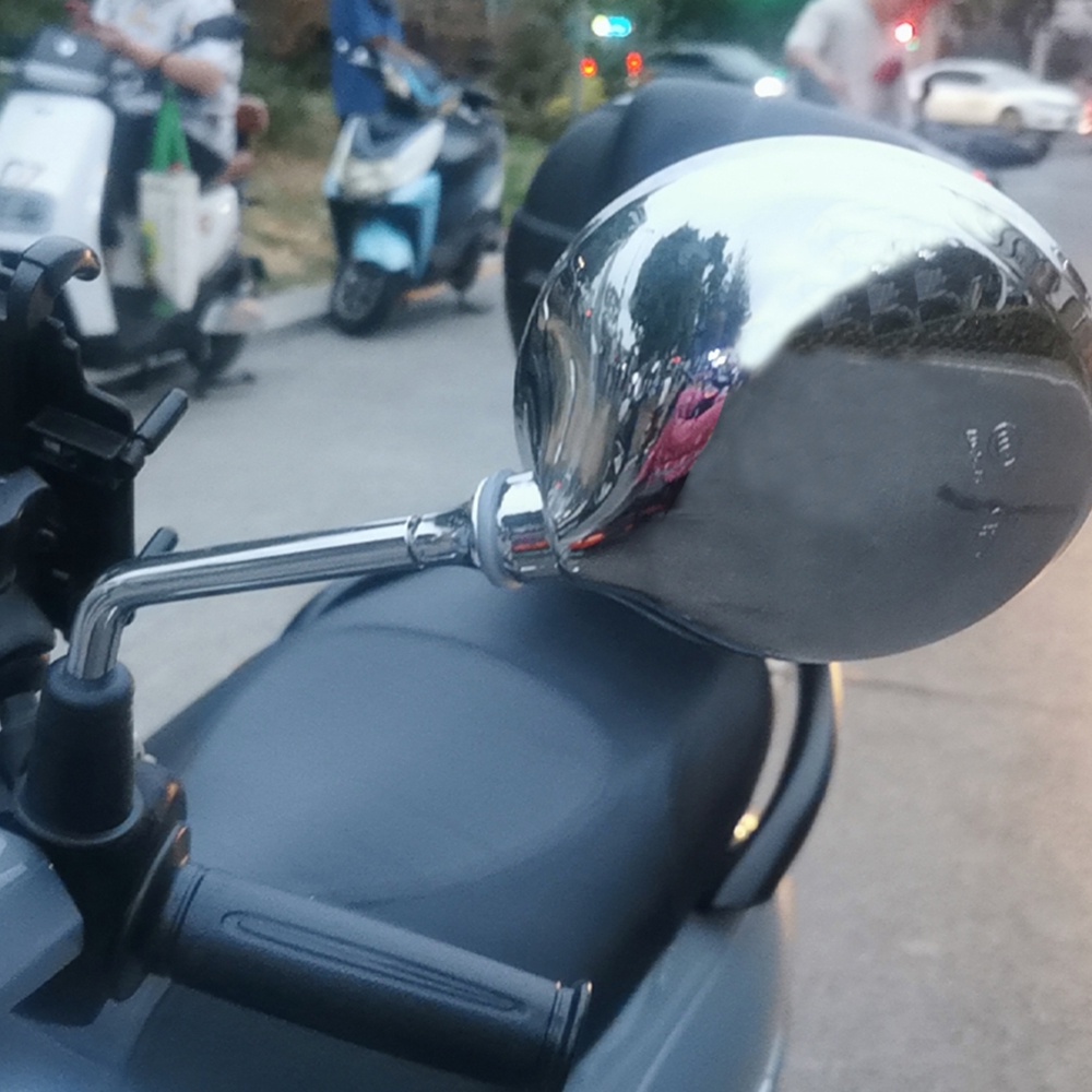 Gương Chiếu Hậu Thân Ngắn Bằng Chrome Cho Xe Máy Vespa Sprint Primavera 150 GTS300