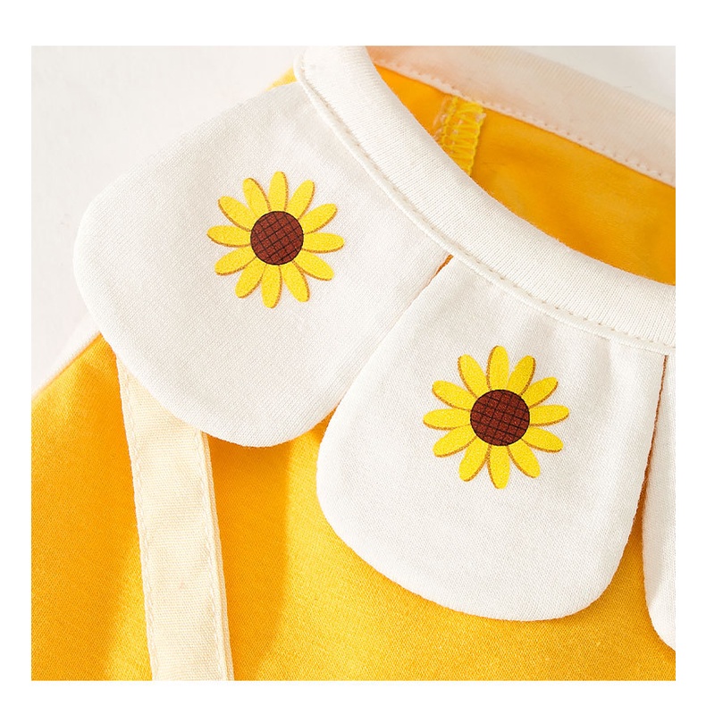 Áo cho thú cưng họa tiết hoa hướng dương kiểu dáng dễ thương