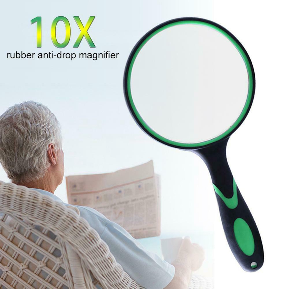 Kính Lúp Phóng Đại 50 / 65 / 75 / 90 / 100mm 10x Cầm Tay Tiện Dụng