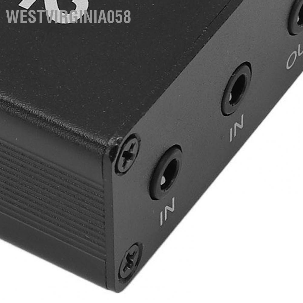 Westvirginia058 Bộ trộn âm thanh stereo phân phối hộp chuyển đổi 2 trong đầu ra để điều khiển khuếch đại