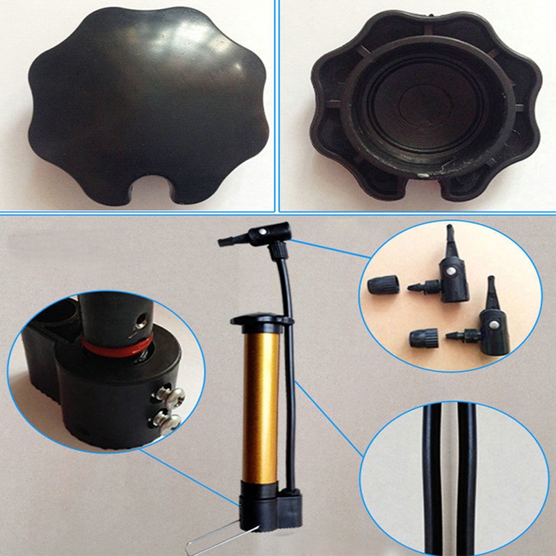 1 Bộ Ống Bơm Bằng Thép Không Gỉ Thiết Thực Cho Bơm Bóng Đồ Dùng Xe Đạp Làm Quà Tặng Tốt Nhất