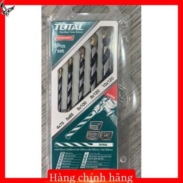 4-10mm Bộ mũi khoan bê tông 5 chi tiết Total TACSD5055