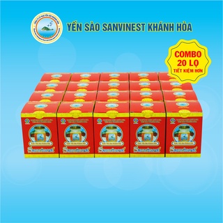 [Combo 20 lọ] Nước Yến sào Sanvinest Khánh Hòa đóng lọ 70ml