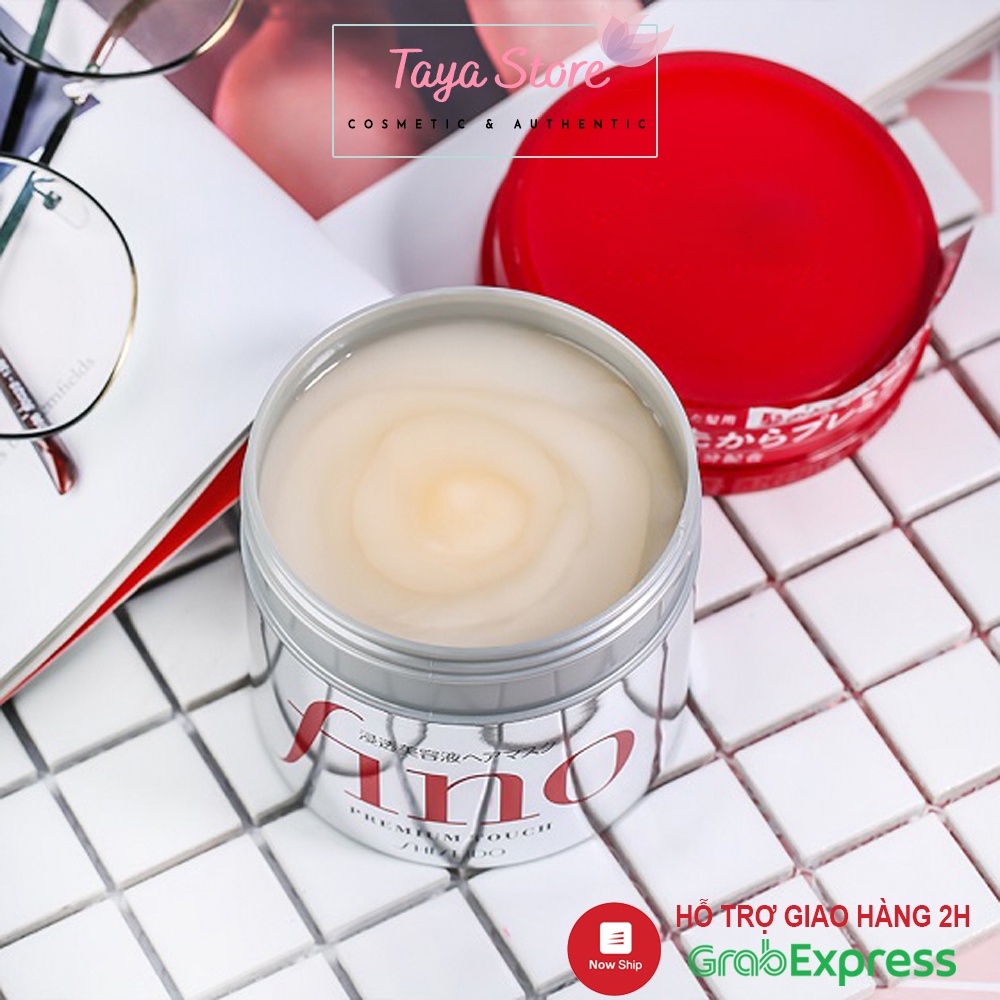 Ủ tóc Fino Shiseido Premium Touch Nhật Bản 230g Kem ủ tóc Fino dành cho tóc hư tổn, xơ rối, gãy rụng