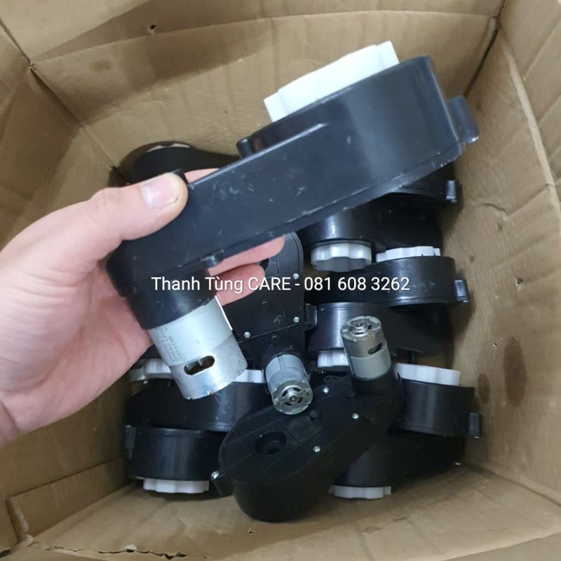 Động cơ hộp số ô tô điện trẻ em 6V - 12V to RS550