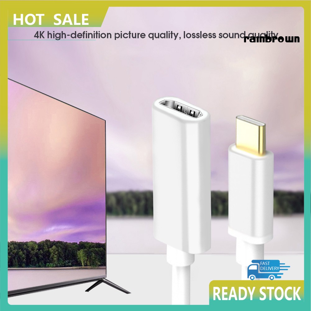 Cáp Chuyển Đổi Usb Type C Sang Hdmi 4k Cho Macbook Hdtv