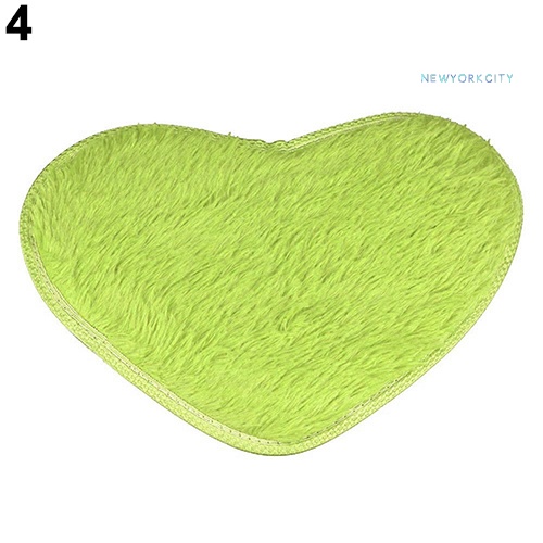 Thảm Chùi Chân Chống Trượt Hình Trái Tim Thời Trang