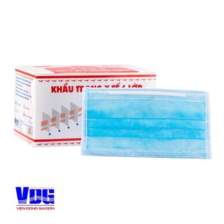 Khẩu trang y tế 4 lớp vải không dệt chính hãng Hynam- MÀU XANH (50 cái/hộp)