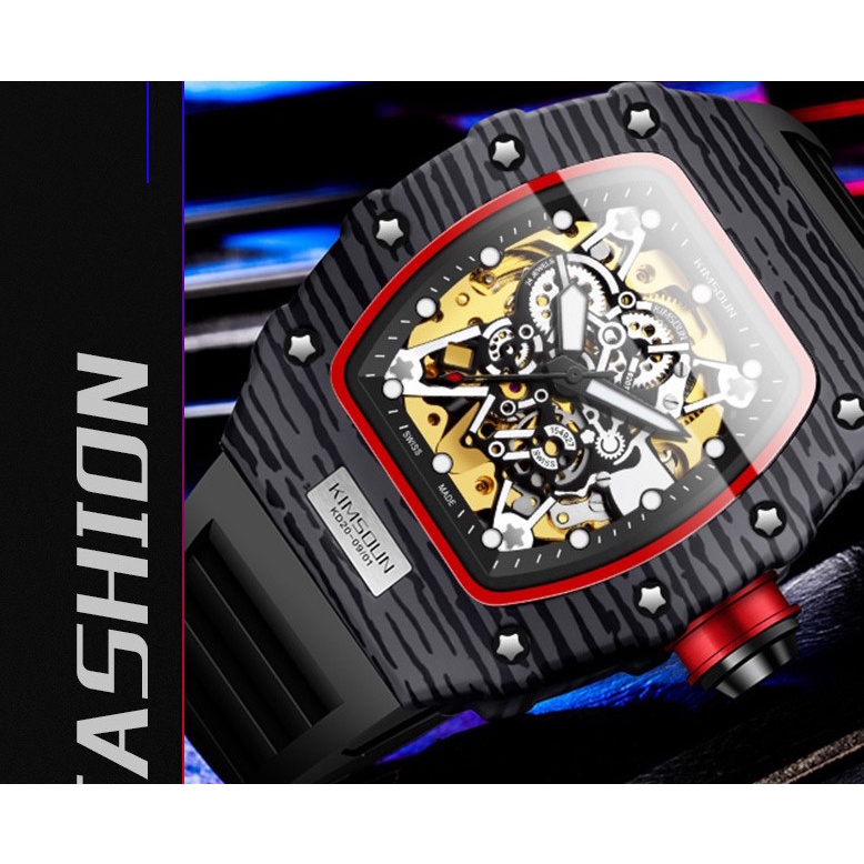 Đồng hồ cơ nam lộ máy chính hãng automatic tự động dáng thể thao bền bỉ KIMSDUN K-2012A | BigBuy360 - bigbuy360.vn