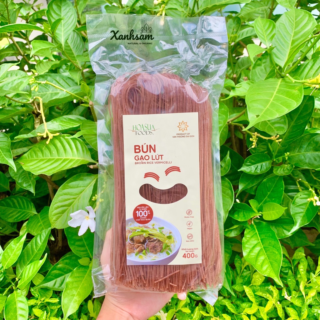 Bún GẠO LỨT, GẠO TRẮNG, RAU CHÙM NGÂY Hoa Sữa Food - XanhSam Organic
